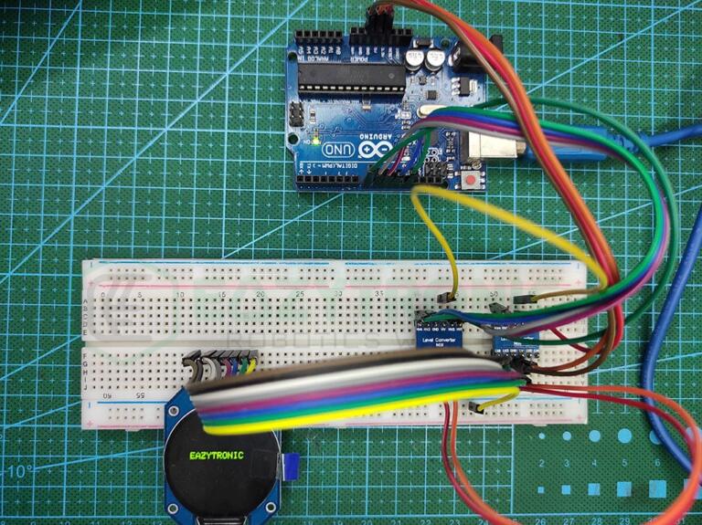 GC9A01 with Arduino | Round display - EazyTronic