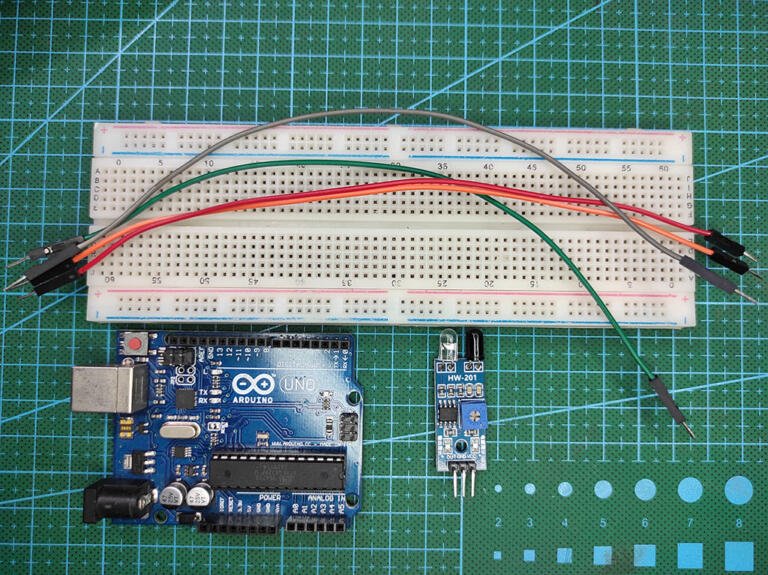 IR Sensor with Arduino Simple Obstacle Sensor