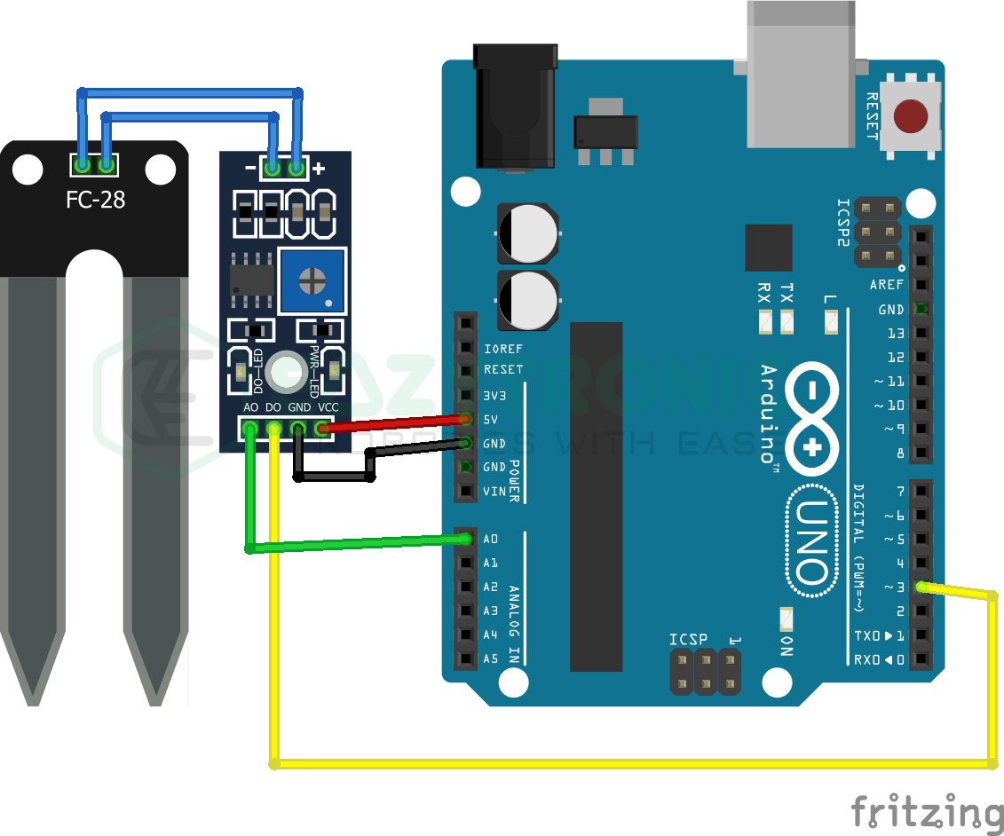 Soil Moisture Sensor with Arduino | Automation to Irrigation